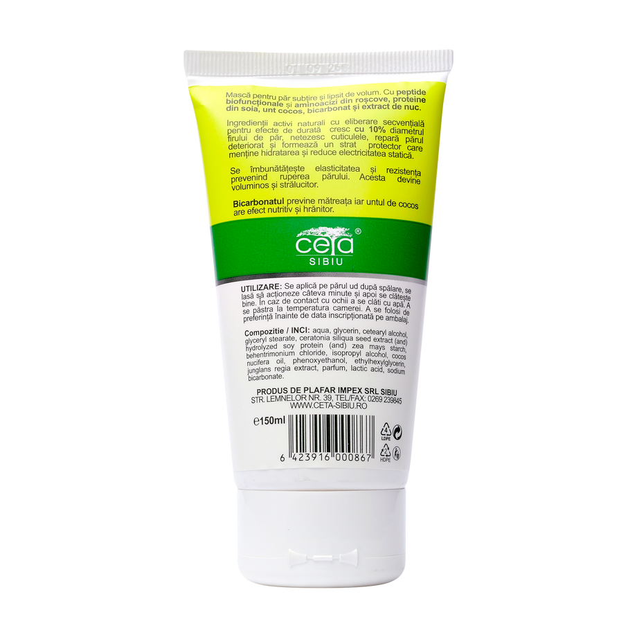Masca par volum si stralucire)cu bicarbonat, proteine, peptide, aminoacizi 200 ml