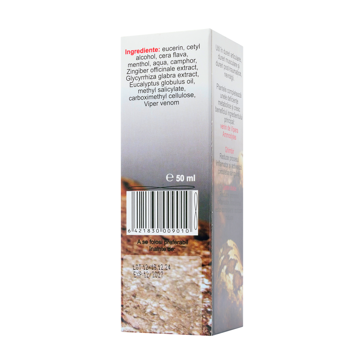 Crema pentru masaj cu venin de vipera Favivenom 50 ml