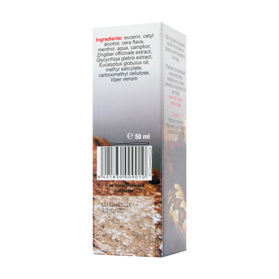 Crema pentru masaj cu venin de vipera Favivenom 50 ml