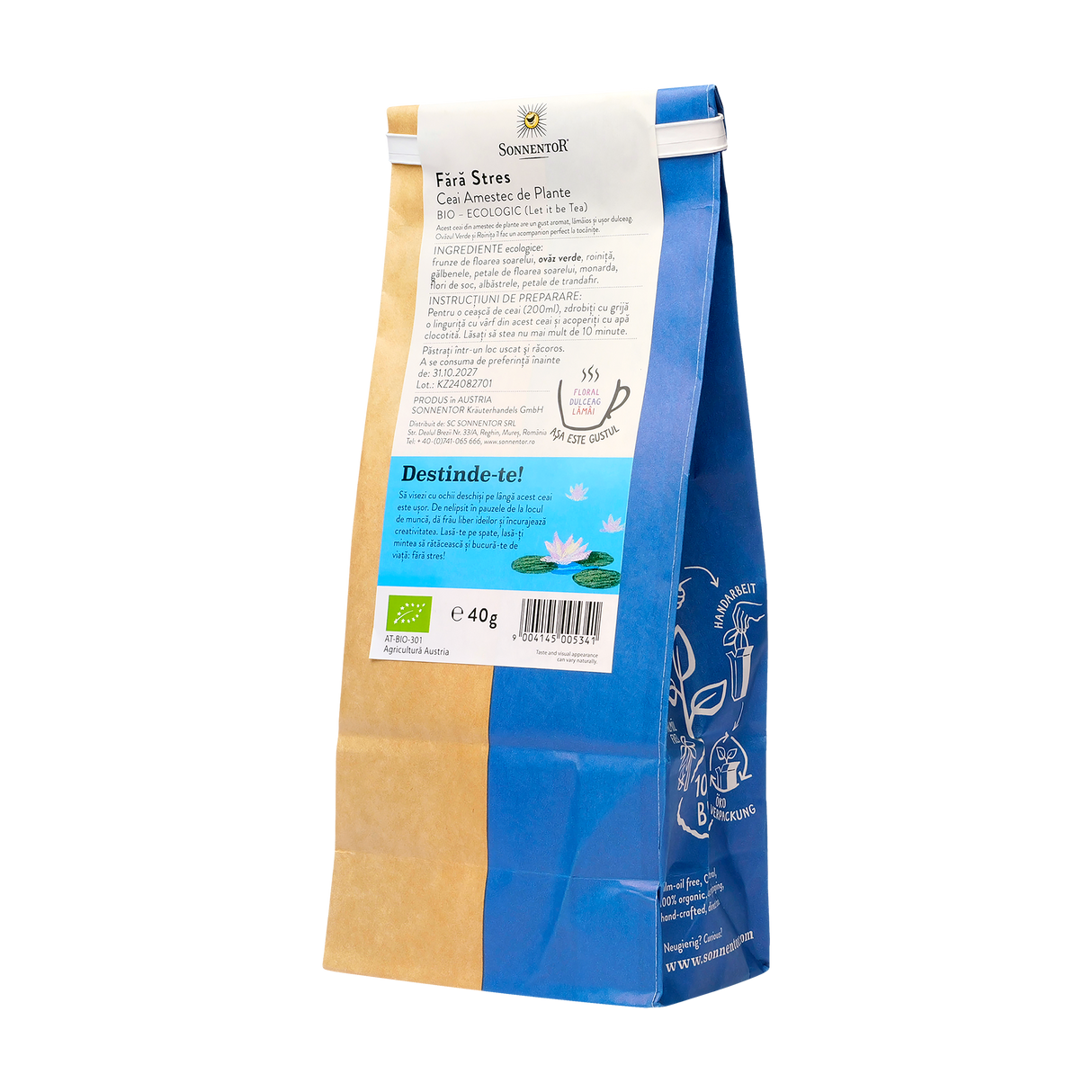 Ceai amestec fara stres 40 g