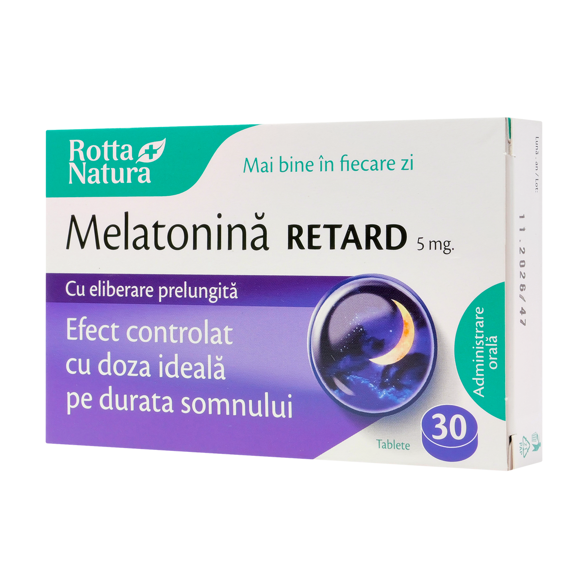 Melatonina retard 5mg 30 tablete