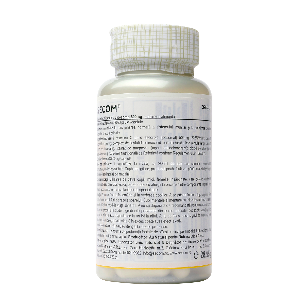 Vitamin C liposomal 500mg 30 capsule