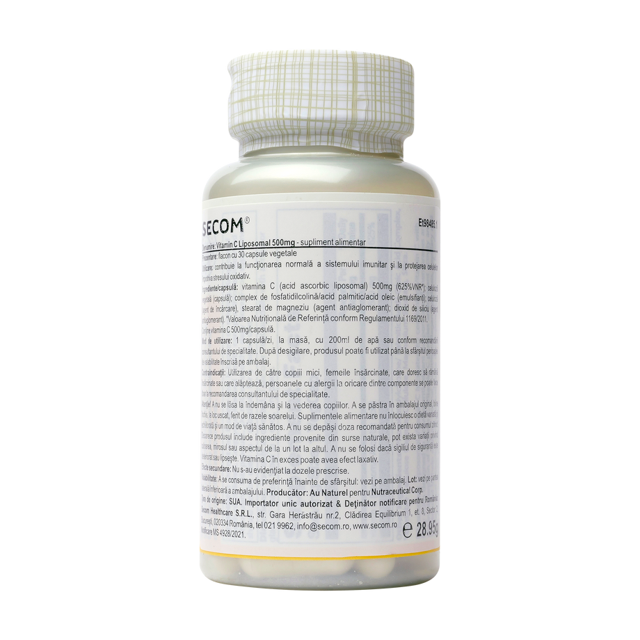 Vitamin C liposomal 500mg 30 capsule