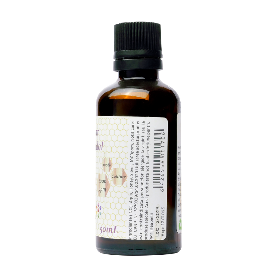 Argint coloidal in miere - argimel 50 ml