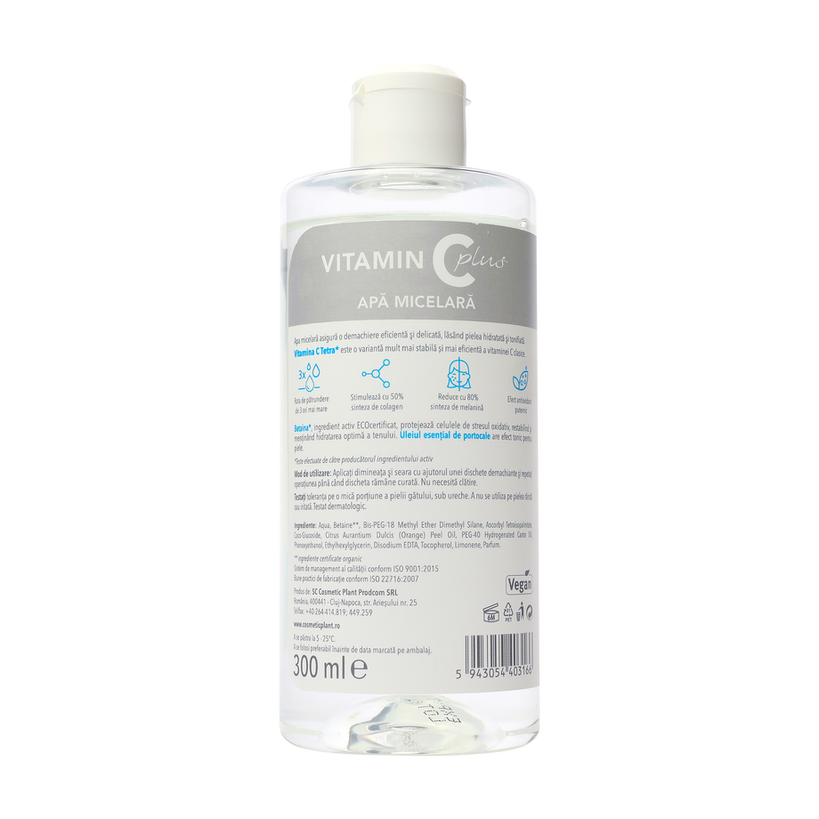 Apa micelara cu ulei de portocale vitamin C plus 300 ml