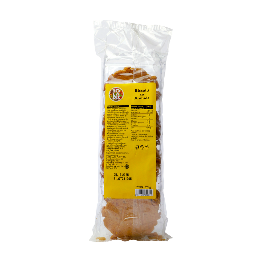 Biscuiti cu arahide 175 g