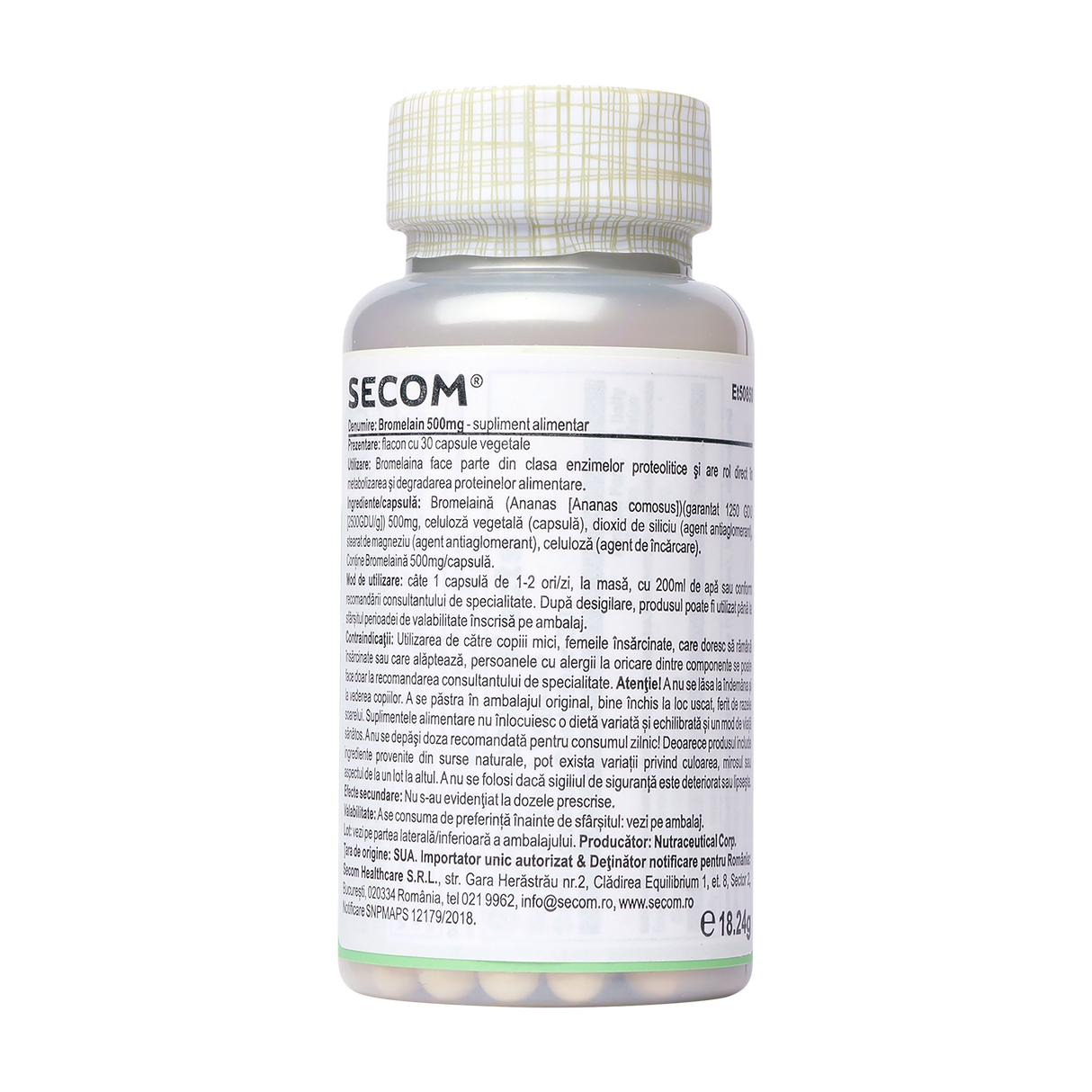 Bromelain 500mg 30 capsule