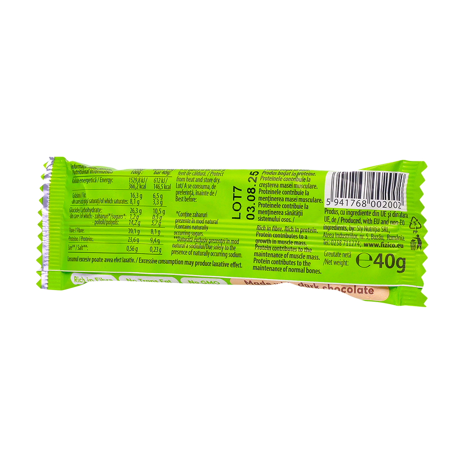 Baton proteic "vegan" cu cafea 40 g
