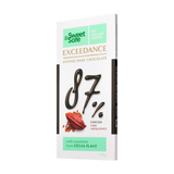Ciocolata "exceedance" amaruie 87% cu indulcitor din stevia 90 g