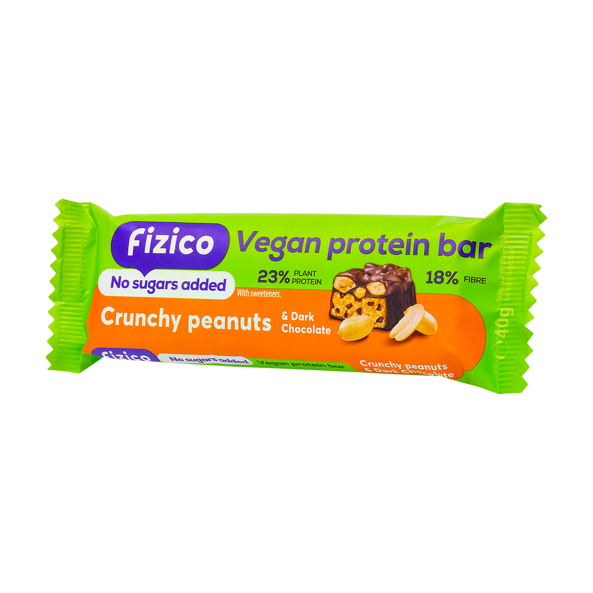 Baton proteic "vegan" cu arahide 40 g