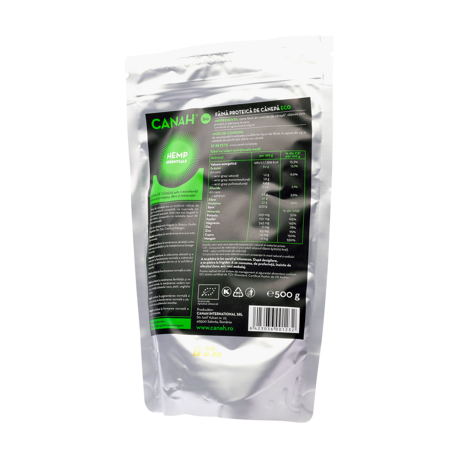 Faina proteica de canepa eco 500g Canah