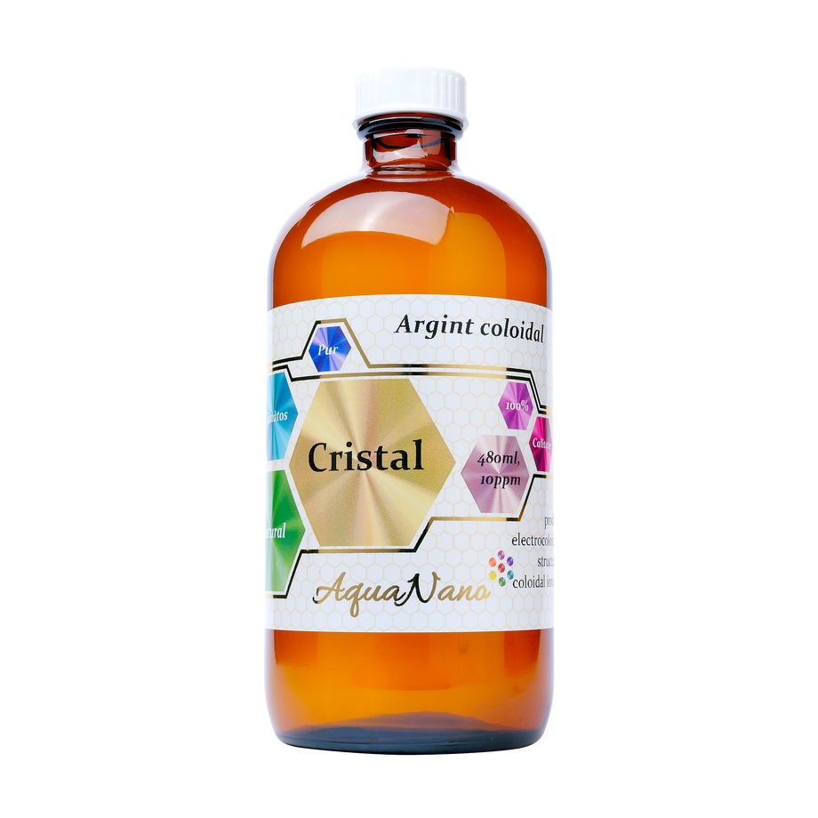 Argint coloidal cristal aquanano 480 ml