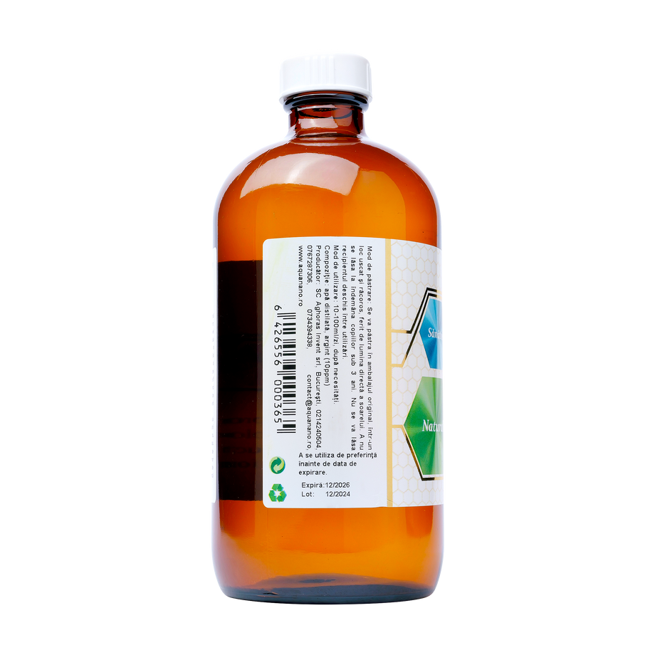 Argint coloidal cristal aquanano 480 ml
