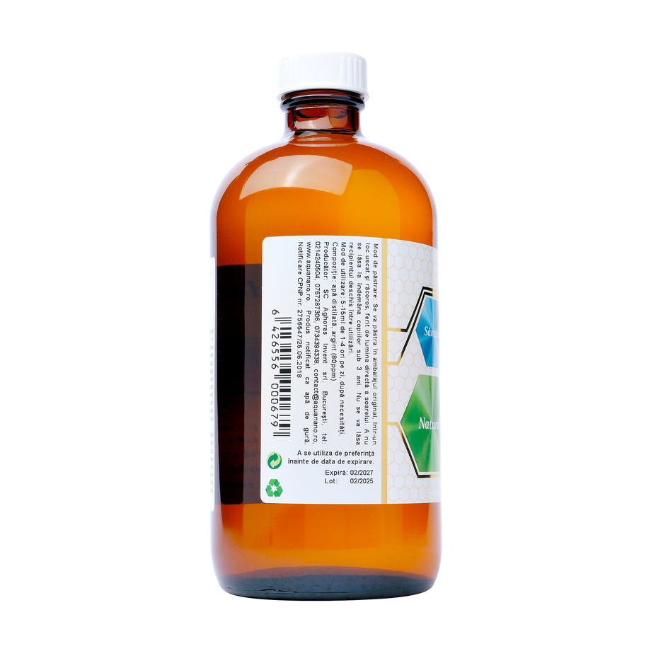 Argint coloidal ultra 80ppm 480 ml