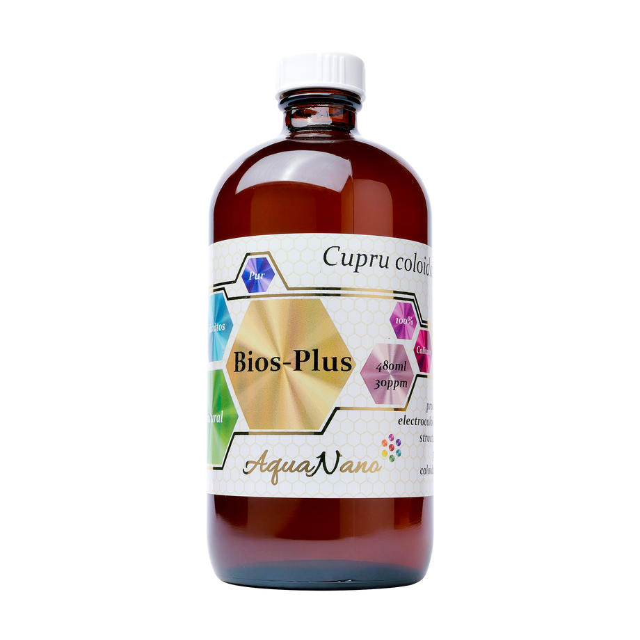 Cupru coloidal bios - plus 30ppm 480 ml