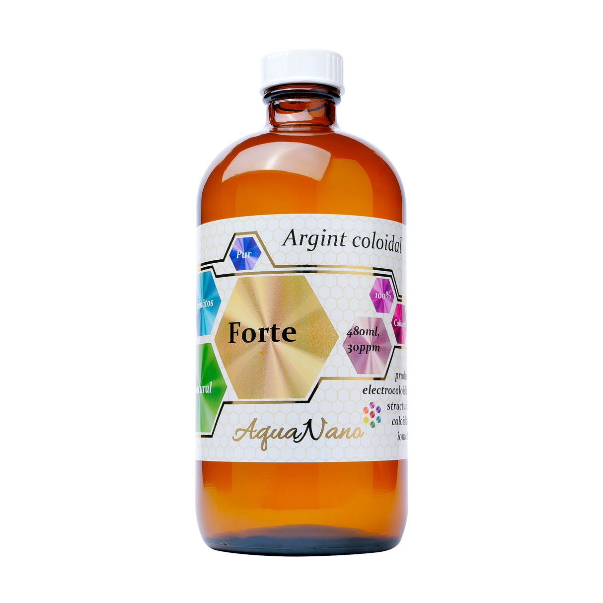Argint coloidal forte 30 ppm 480 ml