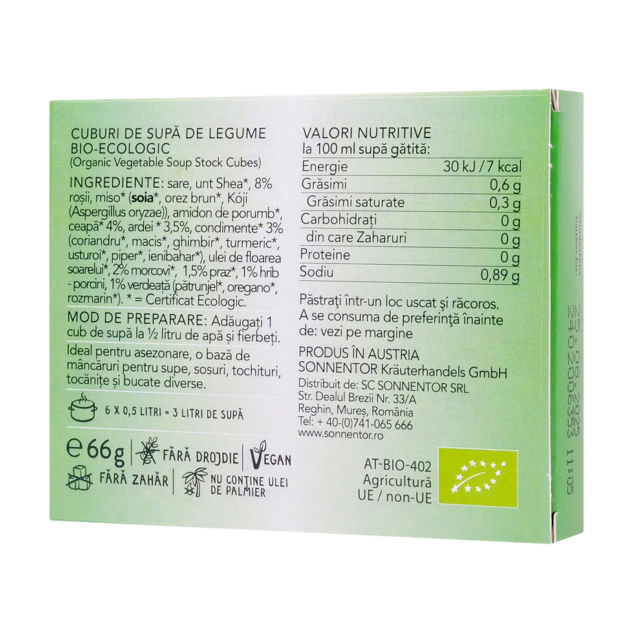 Cub supa legume fara zahar 60 g