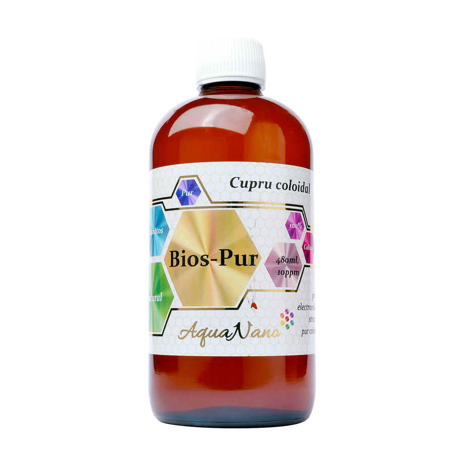 Cupru coloidal bios - pur 10ppm 480 ml