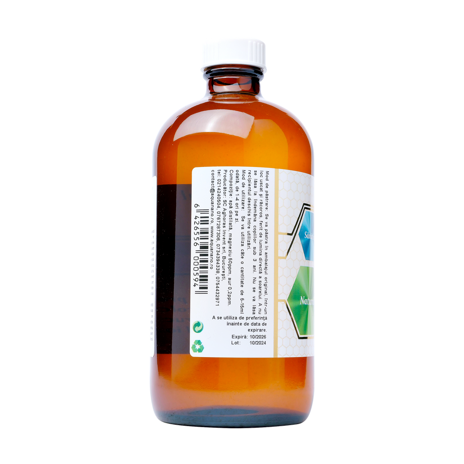 Magneziu coloidal stabil aquanano 50ppm 480 ml