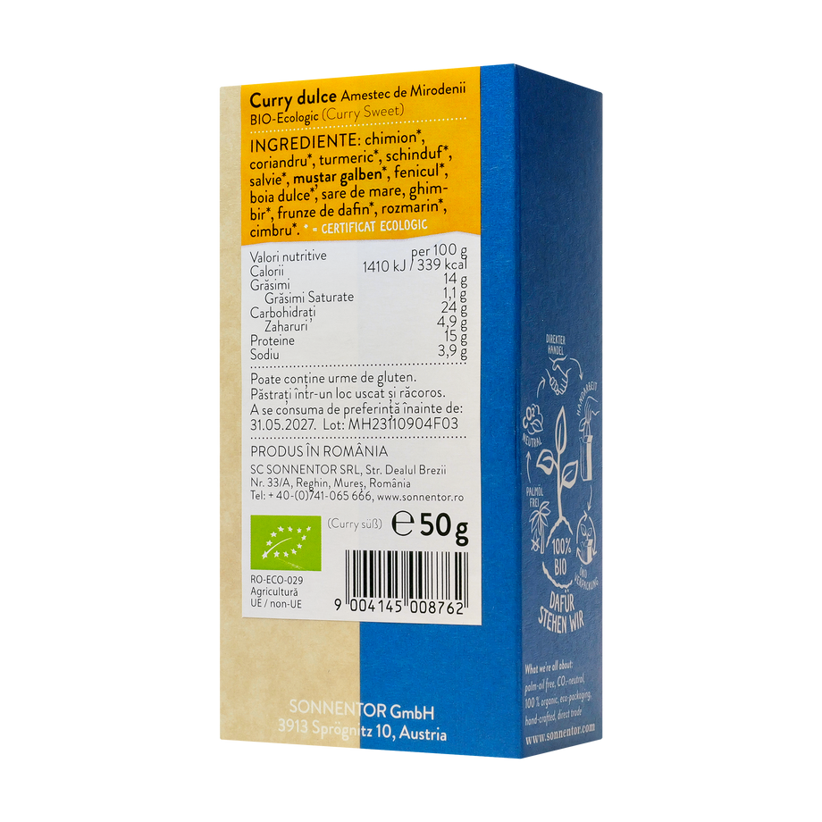 Amestec curry dulce 50 g