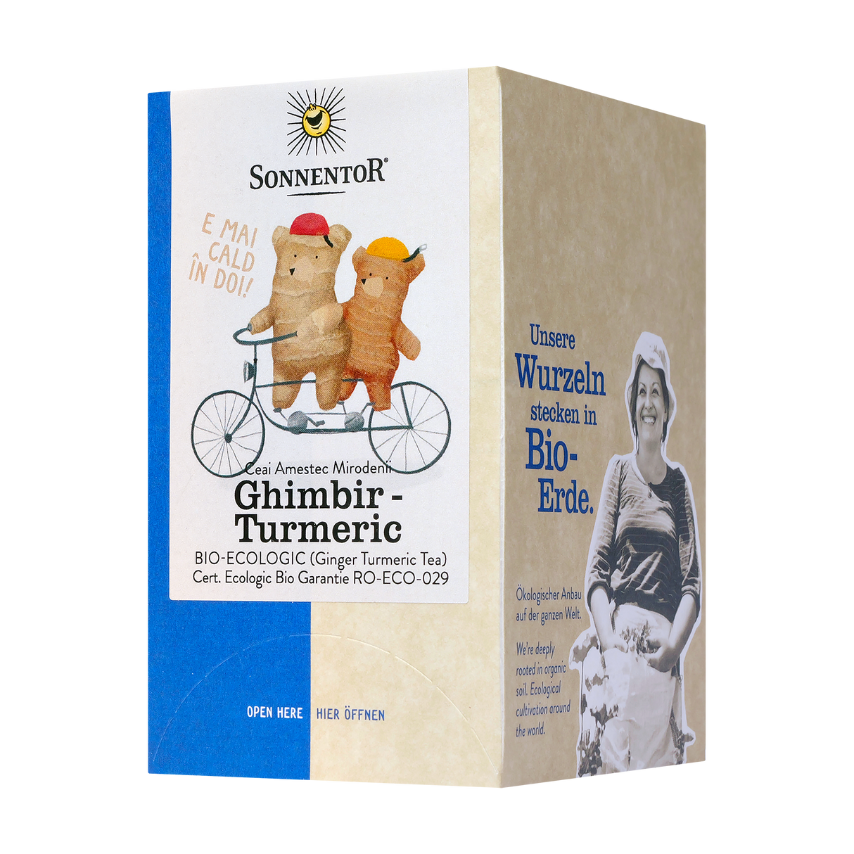 Ceai ghimbir turmeric 18 plicuri