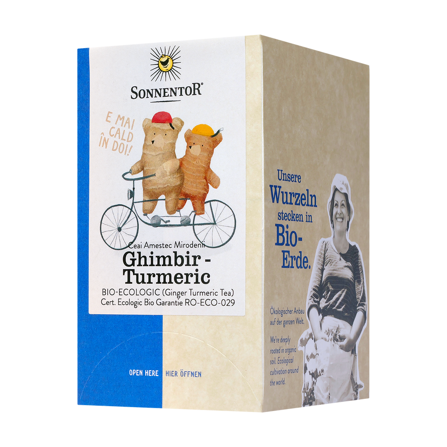 Ceai ghimbir turmeric 18 plicuri