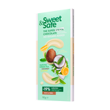 Ciocolata alba cu matcha, cocos si lamaie cu indulcitor din stevia 90 g