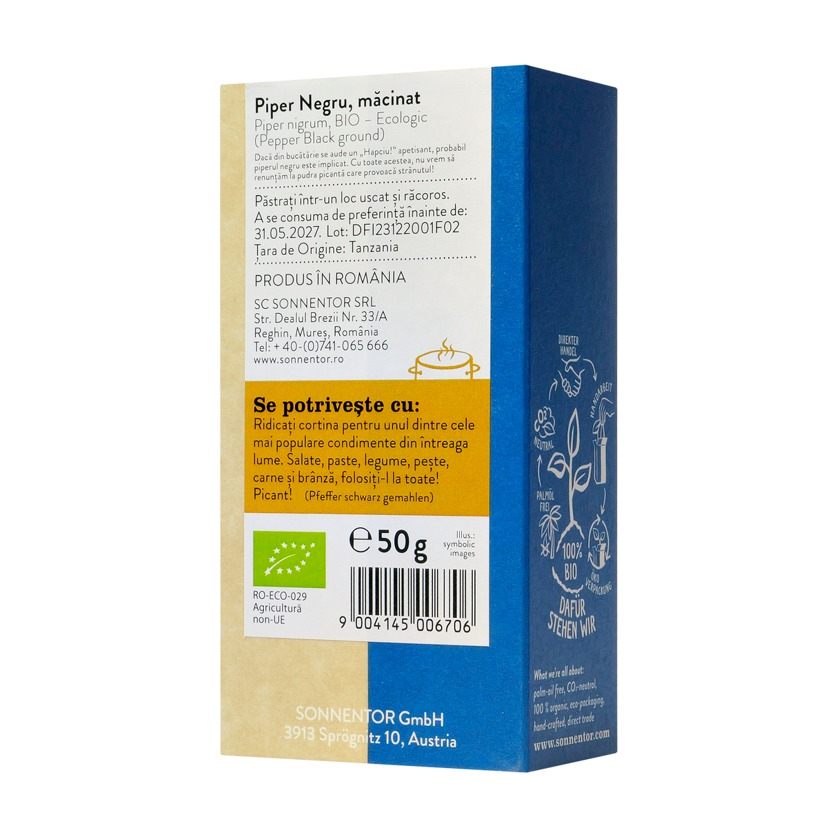 Piper negru macinat 50 g