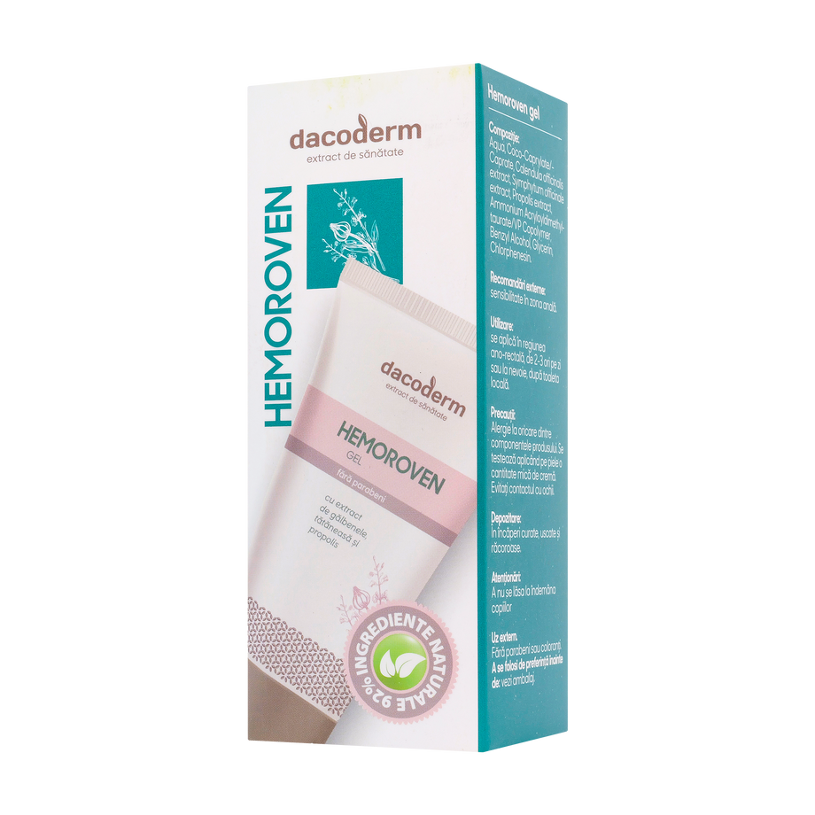 Gel hemoroven Dacoderm 75 ml