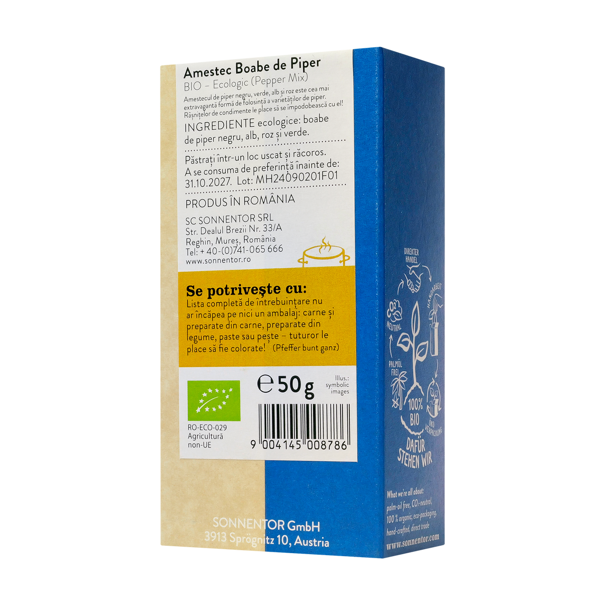 Amestec boabe de piper 50 g