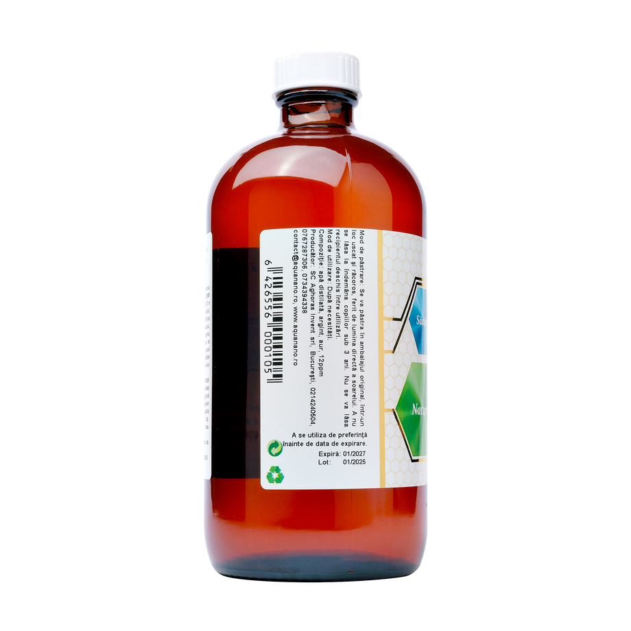 Apa de gura aquanano vital 12ppm 480 ml