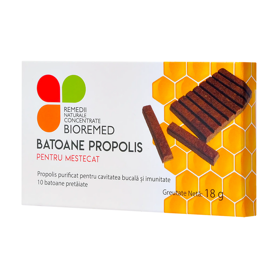 Batoane propolis masticabile 10 x 1.8 g