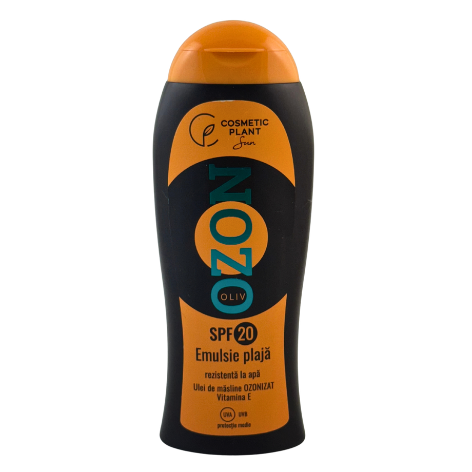 Emulsie plaja Ozon SPF 20 rezistenta la apa cu ulei de masline ozonizat 200 ml