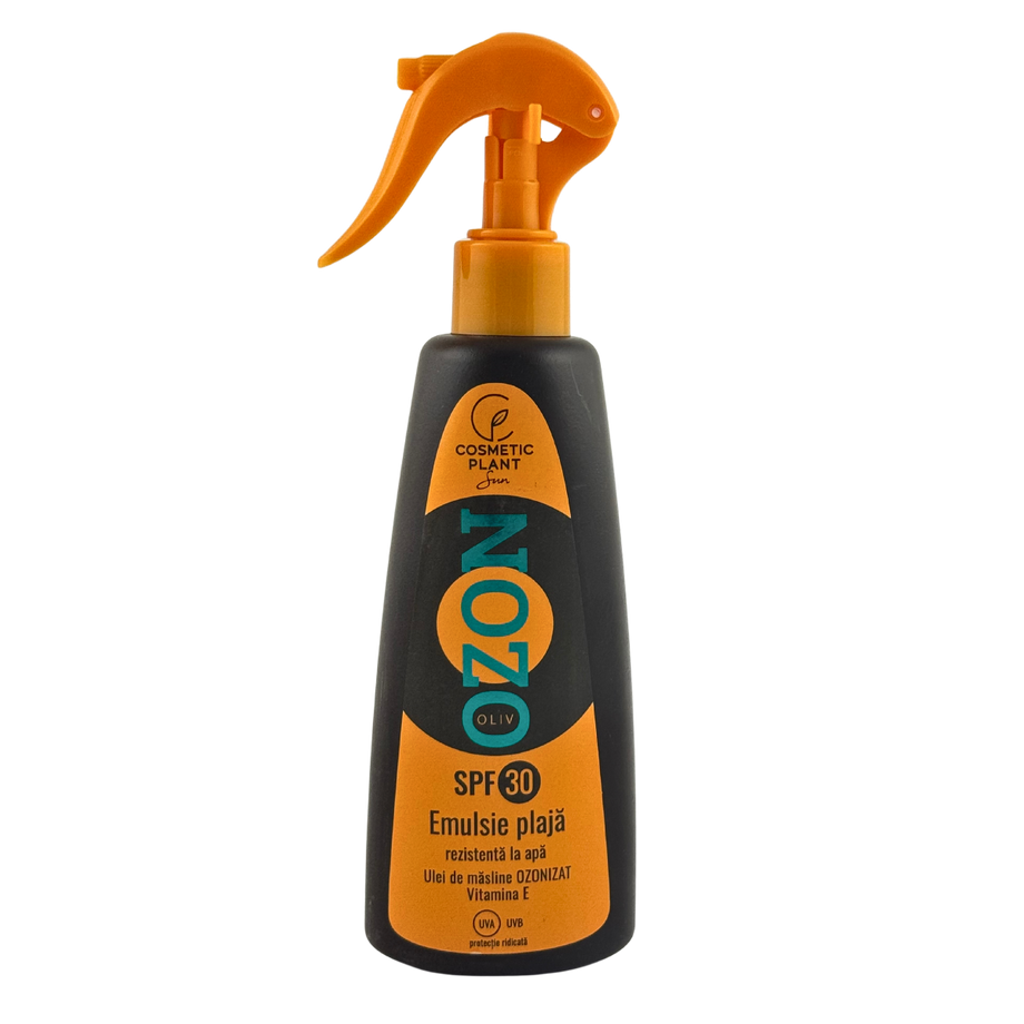 Emulsie plaja Ozon SPF 30 rezistenta la apa cu ulei de masline ozonizat 200 ml