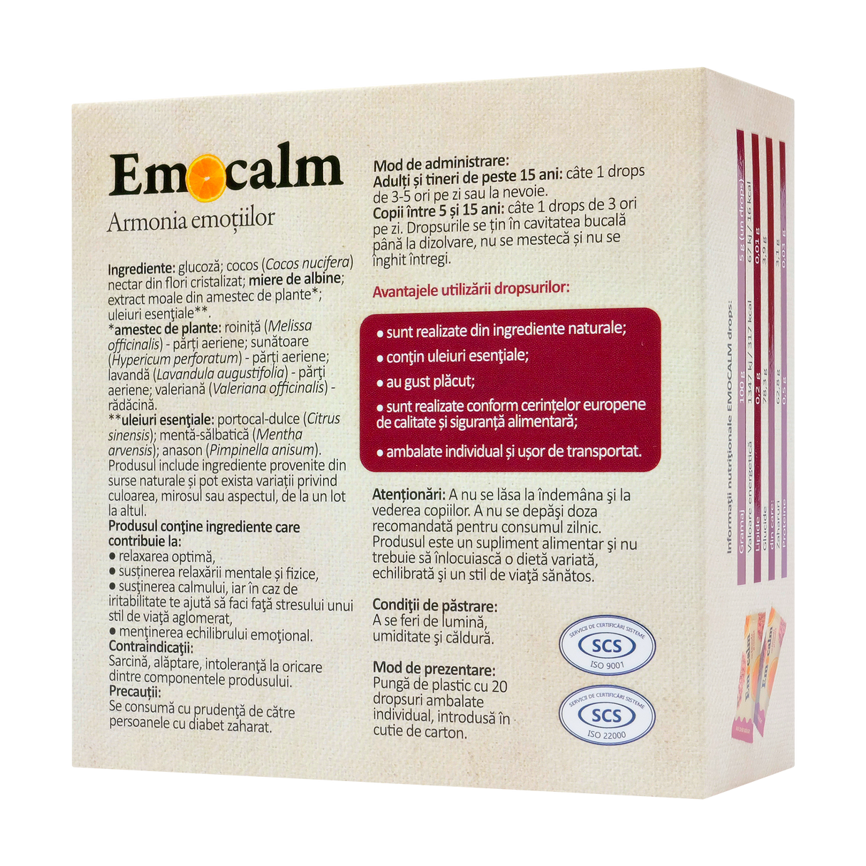 Emocalm drops 20 dropsuri