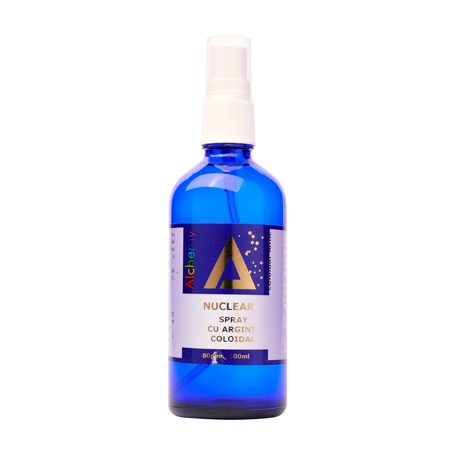 Nuclear lotiune piele cu ag coloidal 80ppm 100 ml