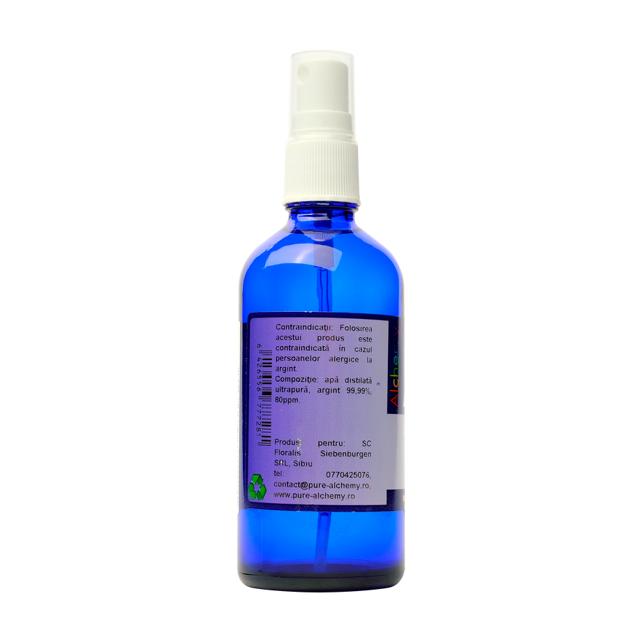 Nuclear lotiune piele cu ag coloidal 80ppm 100 ml