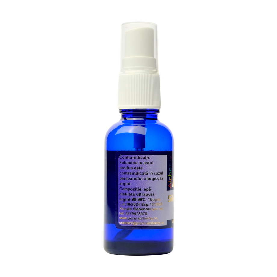 Silvermist mini spray cu ag coloidal 10ppm 30 ml