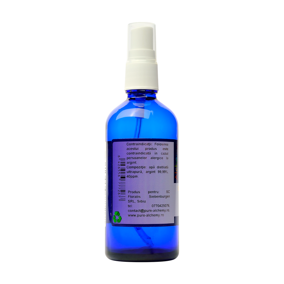 Silvermist spray cu argint coloidal 40pp 100 ml