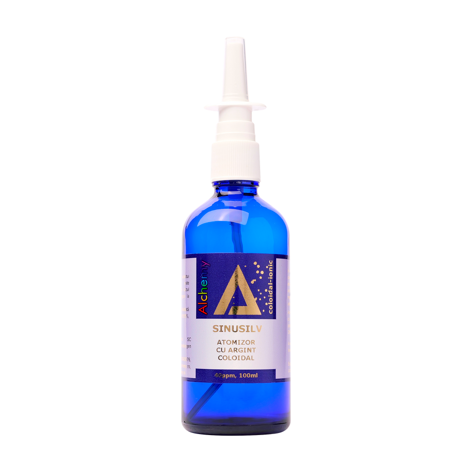 Sinusilv atomizor nazal cu ag coloidal 40ppm 100 ml