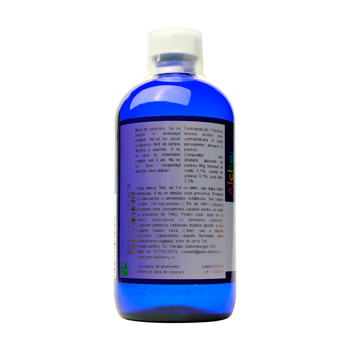 Ionic potassium potasiu ionic organic 480 ml