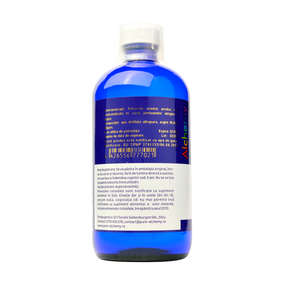 Argint coloidal silvermed 50ppm 480 ml