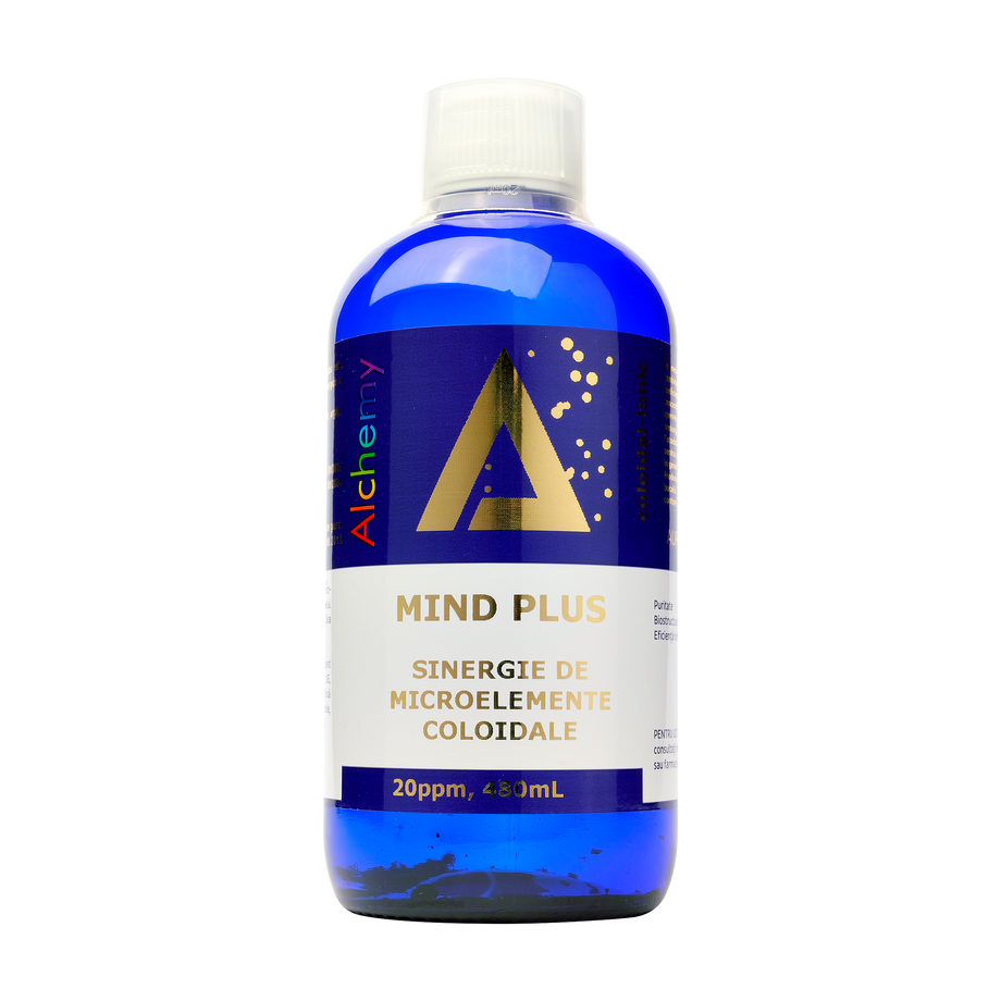 Mind plus sinergie de microelemente coloidale 20ppm 480 ml