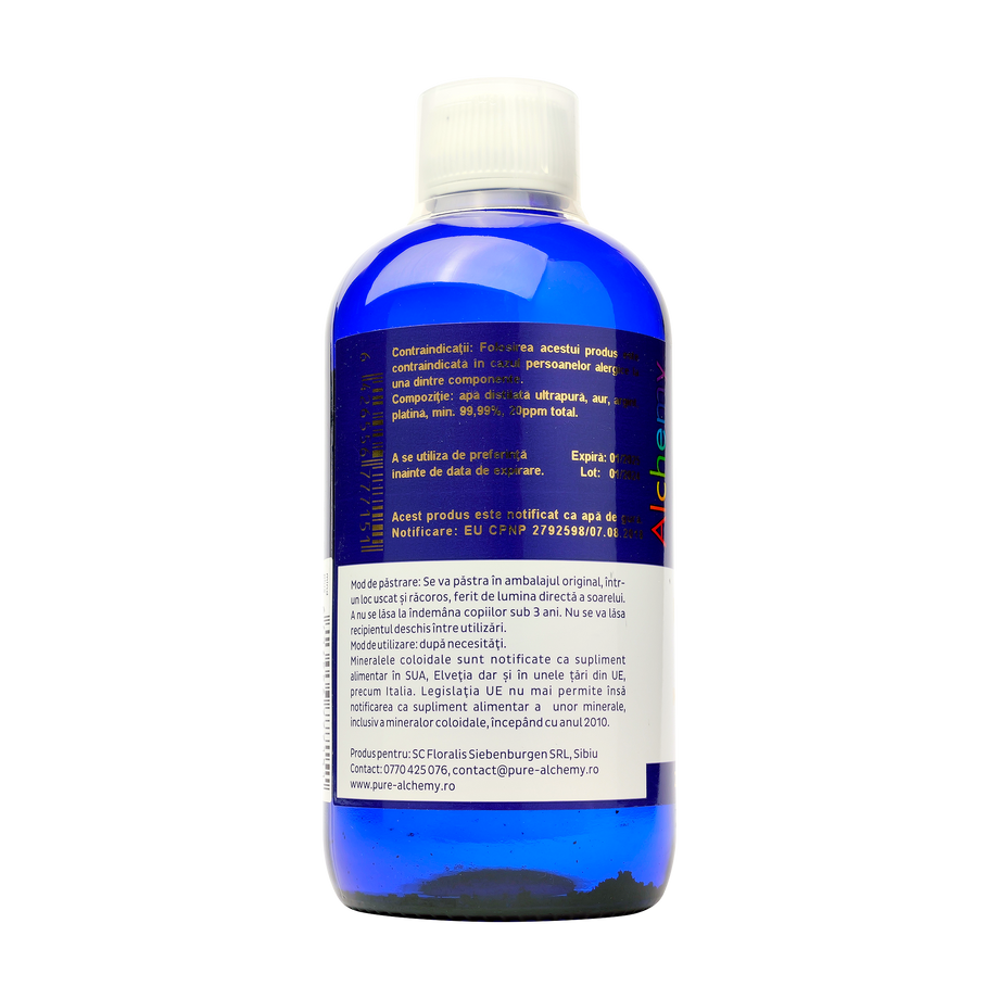 Mind plus sinergie de microelemente coloidale 20ppm 480 ml