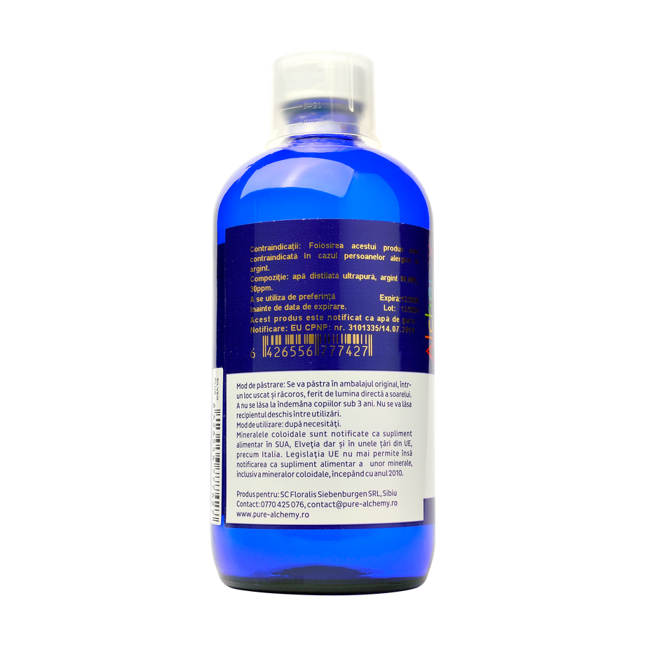Argint coloidal silver plus 30ppm 480 ml
