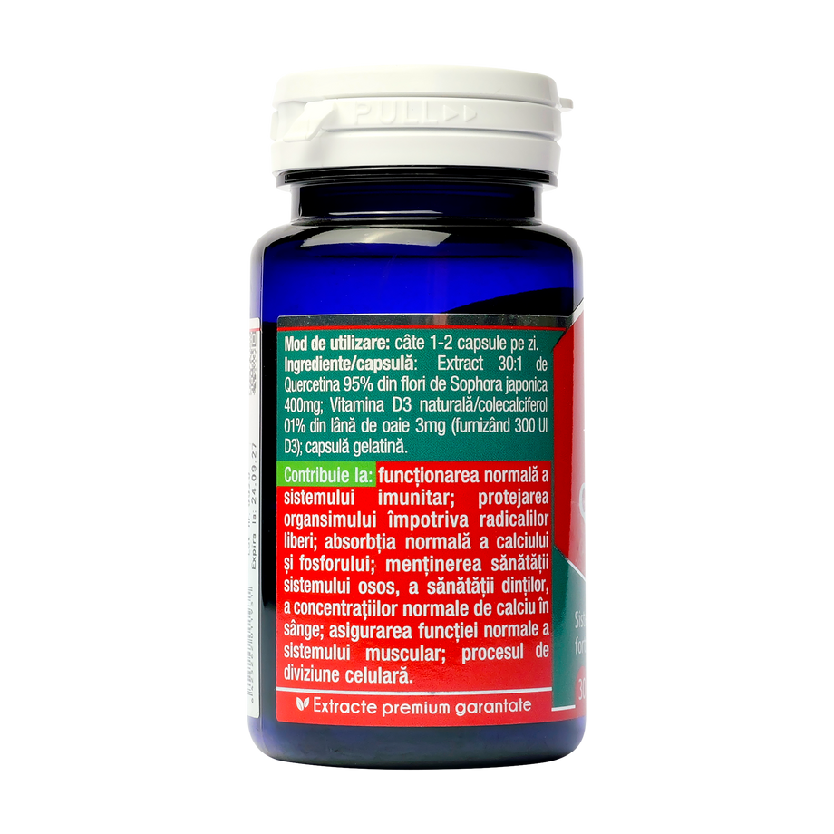 Quercetin+vitamina D3 30 capsule