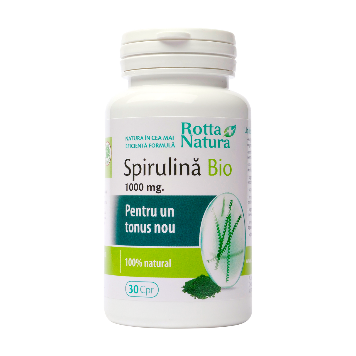 Spirulina 1000mg 30 comprimate