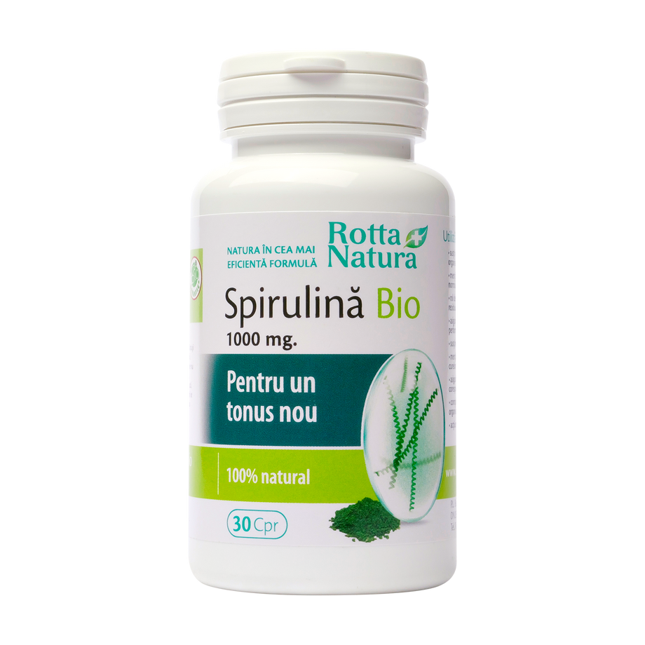 Spirulina 1000mg 30 comprimate