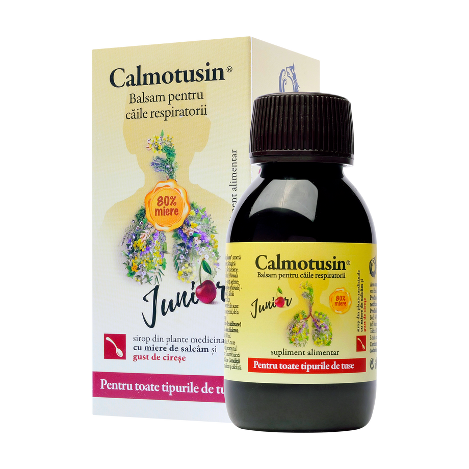 Calmotusin junior cu gust de cirese sirop 100 ml
