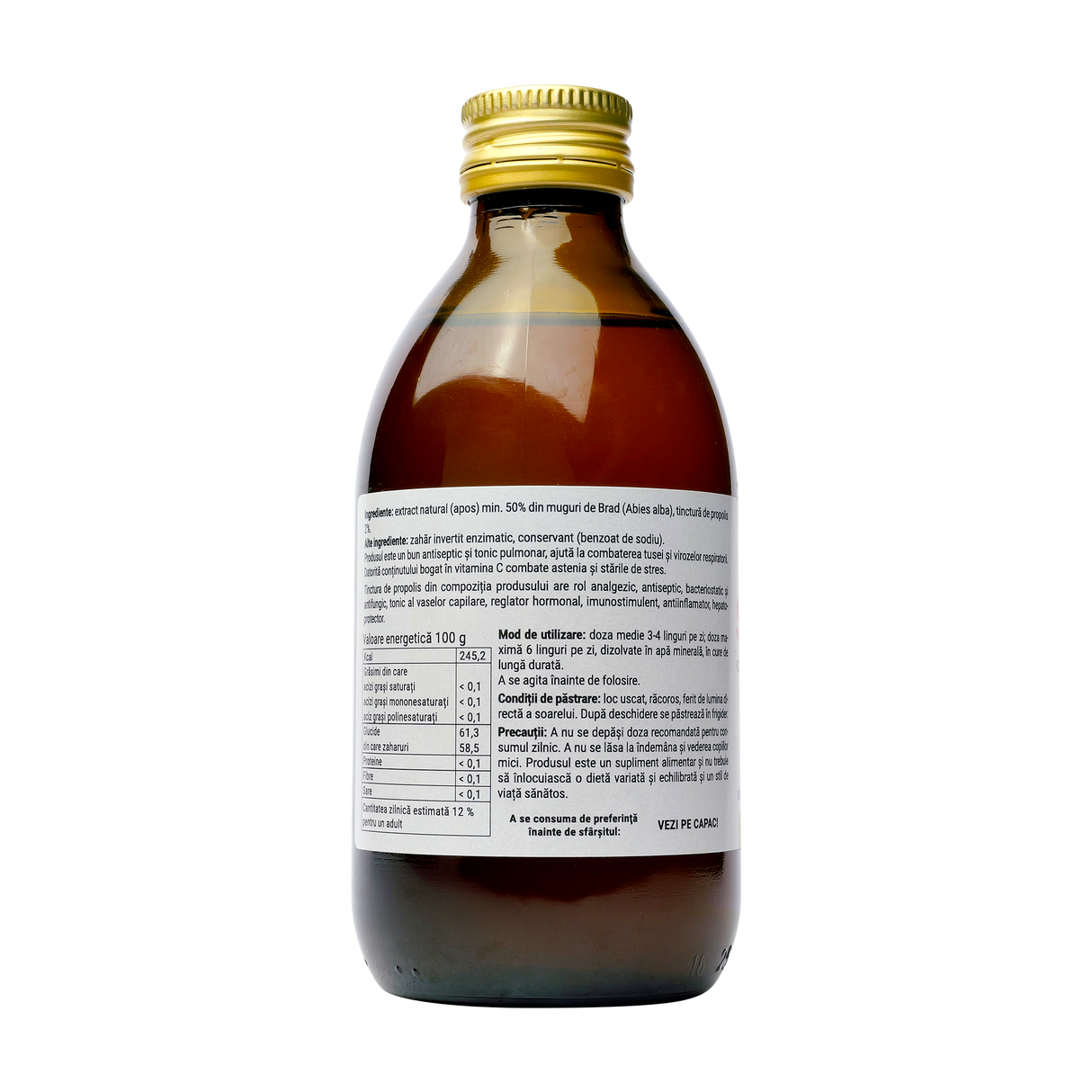 Sirop de brad cu propolis 250 ml